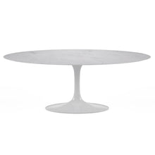 Charger l'image dans la galerie, Table E. Saarinen Tulip Oval Table Carrara Marble
