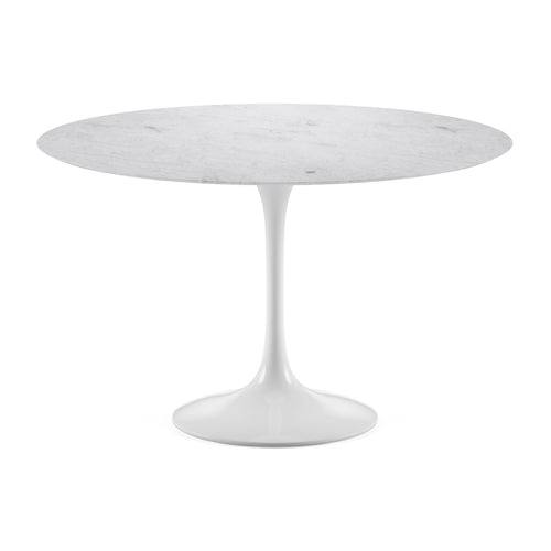 Tisch E. Saarinen Tulip Round Tisch Carrara Marble