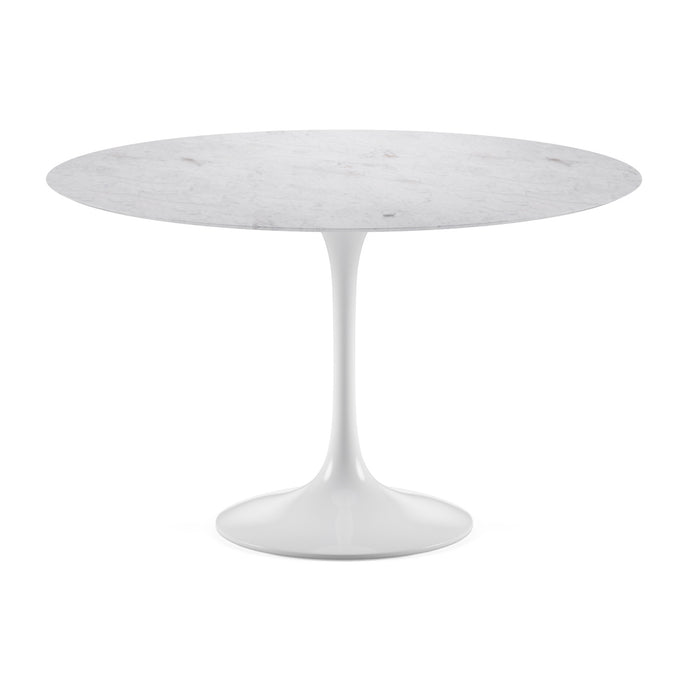 Tisch E. Saarinen Tulip Round Tisch Carrara Marble