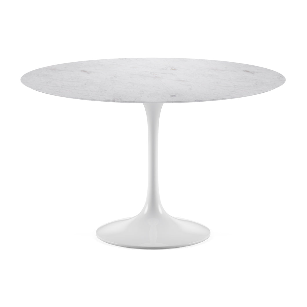 Tisch E. Saarinen Tulip Round Tisch Carrara Marble